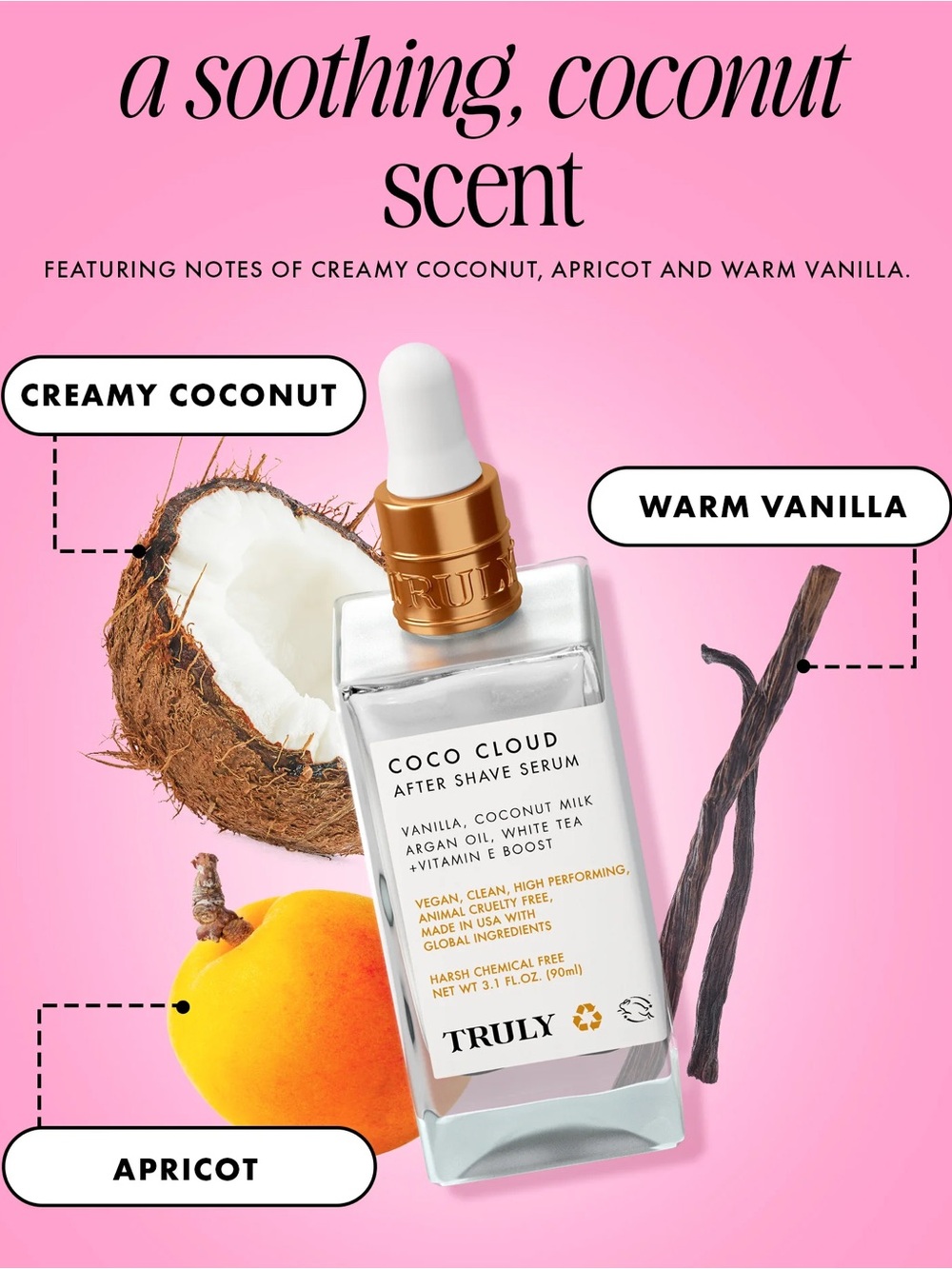 NEW Truly Coco Cloud After Shave Serum